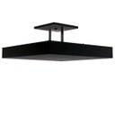 Ver imagem 1 de Luminária Plafon Rebatedor Luz Indireta 30cm 4 Lâmpadas Preto