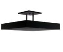 Ver imagem 1 de Luminária Plafon Rebatedor Luz Indireta 40cm 4 Lâmpadas Preto