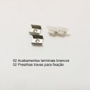 Ver imagem 3 de Perfil Alumínio Embutir Slim 2 Metros Para Fita Led