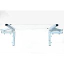 Ver imagem 2 de Varal Retrátil Muro/parede Mão Francesa 05 Cordas Branco