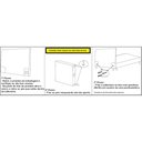 Ver imagem 3 de Cabeceira Casal 140cm Dama Plus PVC Branco - Simbal