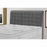 Cabeceira Casal 1,40m Dama:Suede Cinza - 2