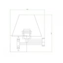 Ver imagem 5 de Kit 2 Arandela Articulável Cabeceira Vela Branco com Botão