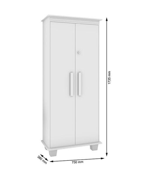 Armário Multiuso México Branco - RV Móveis - 6