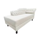Ver imagem 4 de Recamier Decorativo Divã Styllus Lado Esquerdo Bouclé Marfim
