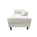 Ver imagem 6 de Recamier Decorativo Divã Styllus Lado Esquerdo Bouclé Marfim