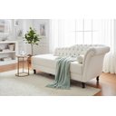 Ver imagem 1 de Recamier Decorativo Divã Styllus Lado Esquerdo Bouclé Marfim