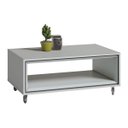 Ver imagem 1 de Mesa de Centro Ópera Branco Acetinado - Imcal Móveis