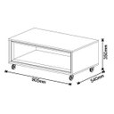 Ver imagem 4 de Mesa de Centro Ópera Branco Acetinado - Imcal Móveis