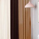 Ver imagem 2 de CORTINA SALA INDIANA 1,70Mx2,00M MALHA GEL MARROM E BEGE CASA DONA