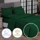 Ver imagem 4 de KIT EDREDOM CASAL QUEEN JOGO DE CAMA 06 PEÇAS ACONCHEGO DUPLA FACE CASA DONA VERDE