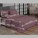 Ver imagem 7 de KIT EDREDOM CASAL QUEEN JOGO DE CAMA 06 PEÇAS ACONCHEGO DUPLA FACE CASA DONA ROSÉ