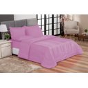 Ver imagem 1 de KIT EDREDOM CASAL QUEEN JOGO DE CAMA 06 PEÇAS ACONCHEGO DUPLA FACE CASA DONA ROSA