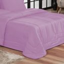 Ver imagem 3 de KIT EDREDOM CASAL QUEEN JOGO DE CAMA 06 PEÇAS ACONCHEGO DUPLA FACE CASA DONA ROSA
