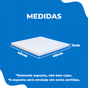 Ver imagem 2 de Espuma P/ Assento Cadeira 40x40x2cm D28 - 6 Unid.