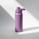 Ver imagem 1 de Garrafa Térmica Tr-004 Aço Inox 1000ml com Protetor de Silicone:Roxo