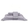 Jogo de Cama Casal Cristal 4 Peças Renda Renascença 300 Fios Percal Buettner Cinza - 1