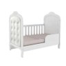 Berço Elô Americano com Kit Capitonê - Móveis Peroba - Branco - 1