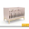 Berço Nature Padrão Americano - Cores com Natural - MDF - Matic - Rose Natural - 1