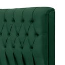 Ver imagem 5 de Cabeceira Cama Casal Estofada 1,40 Cm - Inca Veludo Verde
