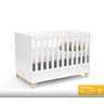 Berço Zupy - Cores com Natural - MDF - Matic - Branco Soft Natural - 1