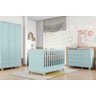 Berço Zupy - Cores com Natural - MDF - Matic - Menta Natural - 2