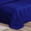 Ver imagem 3 de KIT EDREDOM CASAL QUEEN JOGO DE CAMA 06 PEÇAS ACONCHEGO DUPLA FACE CASA DONA AZUL