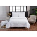 Ver mais imagens de KIT EDREDOM ITALIANO 200 FIOS 100% ALGODÃO 6 PEÇAS BRANCO CASA DONA