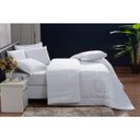 Ver imagem 5 de KIT EDREDOM ITALIANO 200 FIOS 100% ALGODÃO 6 PEÇAS BRANCO CASA DONA