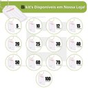 Ver imagem 2 de Kit 80 Chaveiro de Plástico Branco com Abertura e Etiqueta Pautada para Identificação