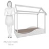 Mini Cama Infantil - Montessoria - Modelo Uli - Branca - Móveis Peroba - 3