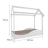 Mini Cama Infantil - Montessoria - Modelo Uli - Branca - Móveis Peroba - 2