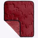 Ver imagem 2 de Edredom Plush para Pet Bouton Microfibra Flannel Dupla Face 80cm X 90cm Vermelho