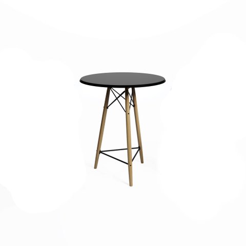 Bistrô Eames Barcelona Tampo Preto 60 cm