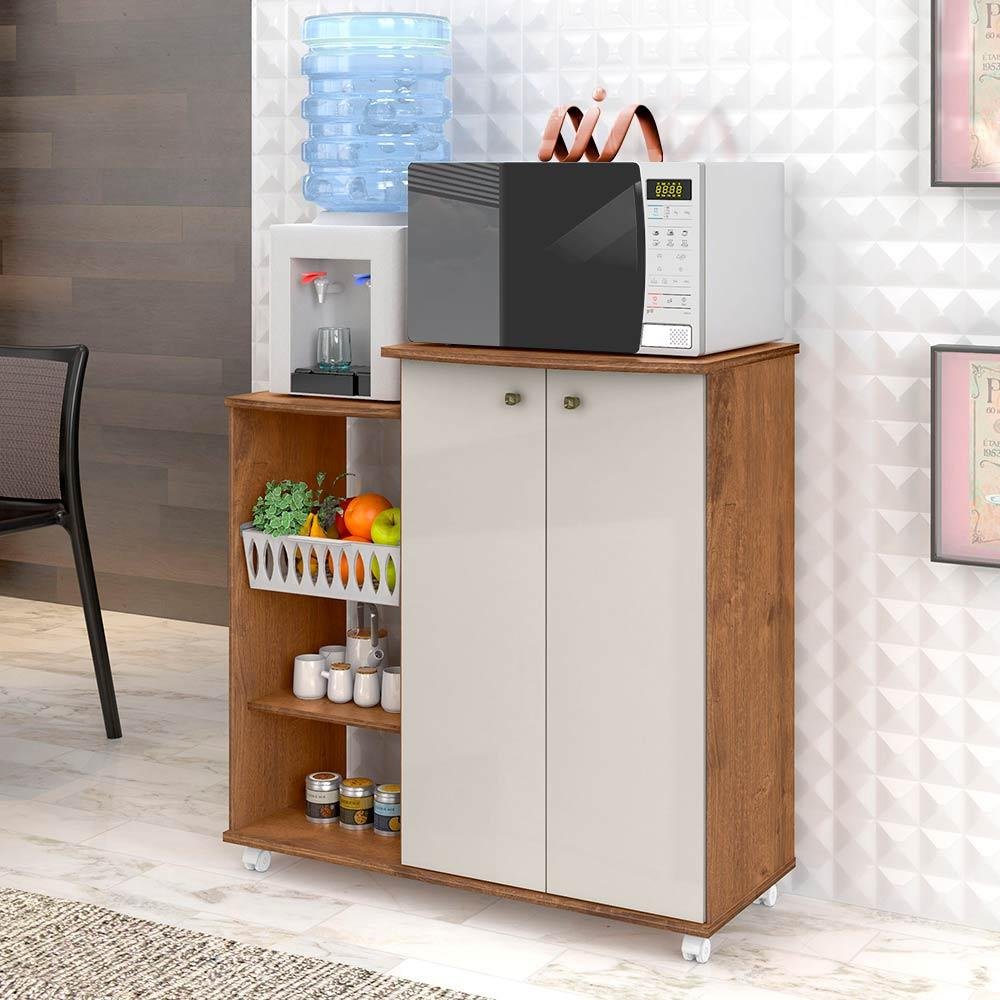 Multiuso para Cozinha Fruteira Removível Natura Off White Prático