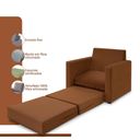 Ver imagem 3 de Poltrona Simi 2 em 1 Poltrona Cama Terracota Estofama