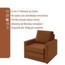 Ver imagem 4 de Poltrona Simi 2 em 1 Poltrona Cama Terracota Estofama