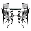 Ver imagem 1 de Conjunto Mesa com 4 Cadeiras Lugo para Cozinha ou Jantar