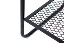 Ver imagem 5 de Mesa Lateral Letti Banco Sapateira Industrial Elegante Studio Metal Madeira Preto