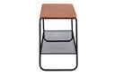 Ver imagem 3 de Mesa Lateral Letti Banco Sapateira Industrial Elegante Studio Metal Madeira Preto