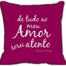 Almofada Roxa Frase Amor - 1