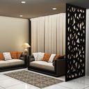 Ver imagem 2 de Painel Vazado Divisória Mdf Santorini Preto - 1,80x2,40m