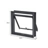 Janela Maxim-ar em Aço sem Grade 60x60 R120 Tradição - 2