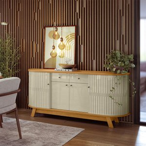 Aparador para Sala Buffet Ambiente Mônaco Cumaru Opala – Madetec