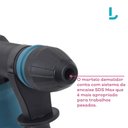 Ver imagem 6 de Martelete Rompedor Sds Max Hm0870c 220v - Makita