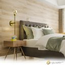 Ver imagem 3 de Luminaria Arandela Dourada Parede Cristal Led Quarto Sala