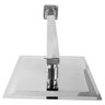 Ducha Chuveiro Quadrada 20x20 cm Com Braço Quadrado 38 cm Inox 304 7739 - 7