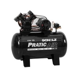 Compressor De Ar Schulz Csv 10/100 Pratic Air 10 Pés 100 Litros 2Hp Monofásico - 1