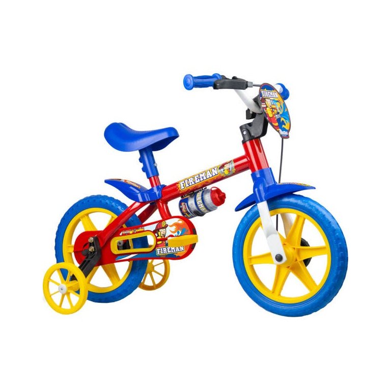 Bicicleta Infantil Nathor Aro 12" - Fireman