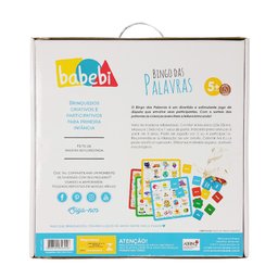Brinquedo Educativo Jogo Didático Bingo Das Palavras Babebi - 6